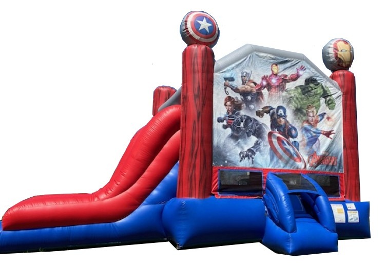 Bounce house with water slide in Tulsa